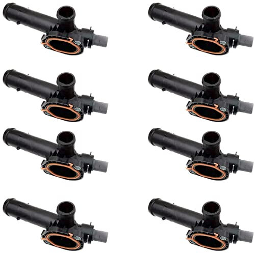 LLKOZN 8 X Termostato refrigerante per auto con sensore di temperatura, termostato per acqua 2H 2.0D 2010 03L121131M