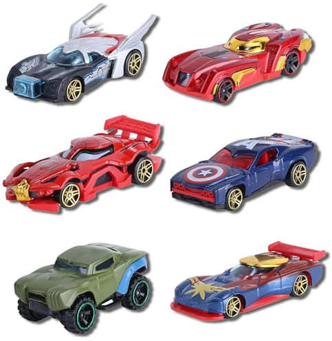 BUKCYUE 6 Stück Mini Auto Set Rennauto, Held Cars Autos Spielzeug, Auto Spielzeug Set, Creative Hot Winner Fahrzeug, Mini Die Cast Spielzeugautos Set, Metallautos Geschenkset für Spiel Kinder (A)