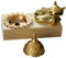 Alipis 1 Set Holz-Räuchergefäß Metall-Räucherstäbchen Kegelbrenner Halter Ständer Fuchs-Statue Für Yoga Meditation Heimbüro-