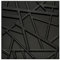 Deccart - 3D Wandpaneele 50x50 cm - Paneele Wand Wall Panels Deko Wandverkleidung Innen Panel Deckenverkleidung Decke Deckenpaneele Platten Styropor EPS-Polystyrol Line 12 m², 48 Stück,Schwarz