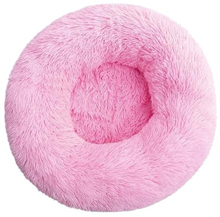 SWZEC Gladiatorzoo Hundebett - Wolke 7 - weiches Donut-Bett | Das Original (L-70CM,Rosa)