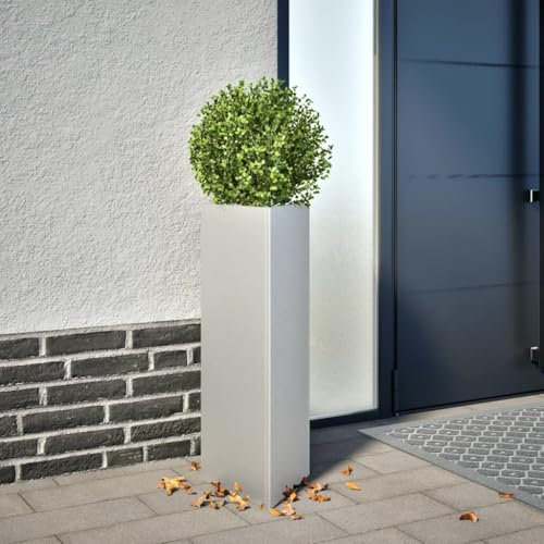 Xichuzi Jardinera Triangular Acero galvanizado 30x26x75 cm, Huerto Urbano Terraza, Jardineras Exterior, Jardineria Maceteros, Mesa De Cultivo, Huerto En Casa - 851153