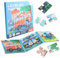 Magnetische Puzzle für Kinder 12-16-20 Teile Magnetpuzzle ab 3 Jahre Kinderpuzzle Lernspielzeug Kleinkinder Reisespiele Magnet Puzzle Auto Flugzeug Beschäftigung Geschenk für Mädchen Jungen, Transport