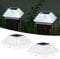 Taylor & Brown 4 Pack Solar Post Lights Solar Lights Outdoor Garden Post Lamp, Plastic Fence Deck Lights Waterproof Landscape Fence Post Cap Lamp for 3.5x3.5 4x4 Posts Patio Garden Decoration