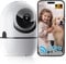 JUFLSKY Pet Camera,2.4G/5G WiFi Home Surveillance Cam,2K 3MP Indoor Cameras,Dog Camera,360° Wifi Home Security Cameras,Color Night Vision, Motion Tracking, 2-Way Talk, Alexa