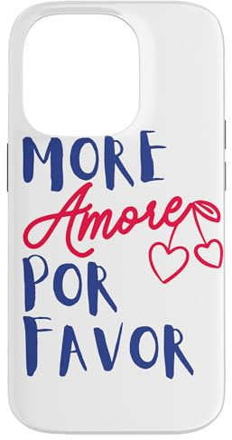 Mehr amor por favor Mehr amore per favore Hülle für iPhone 14 Pro