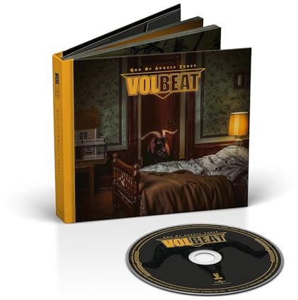 Volbeat, Neues Album 2025, God Of Angels Trust, Limitierte Deluxe Edition CD Digipack mit 40-seitigem Booklet und Poster
