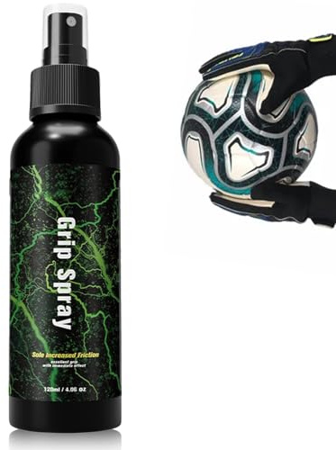 Teouuas 120 ml Grip Spray, Guantes de Portero Grip Spray, Aerosol Mejora Agarre Fútbol, Aumento de Fricción y Sujeción Segura, Pegamento para Guantes para Porteros Entrenamiento y Partido