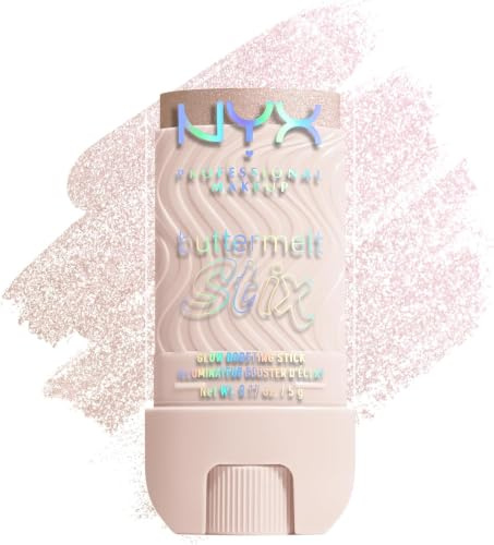 NYX Professional Makeup Buttermelt Stix, Glow Boosting Highlighter Stick mit Sheabutter & butterweicher Textur für natürlichen Glazed-Glow, wischfest & bis 8h Halt, Farbe: Big Melt Energy