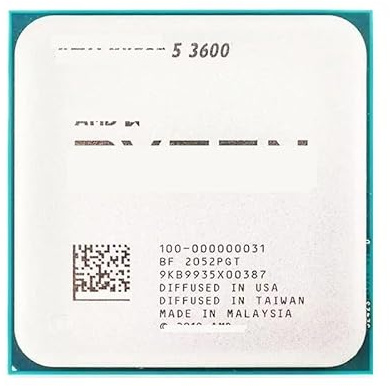Processore CPU Ryz-en 5 R5 3600 3,6 GHz 6 core e 12 thread LGA AM4