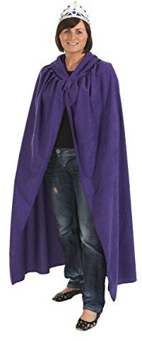 Charlie Crow Violet. Déguisement Cape avec Capuche déguisement pour Adultes. Petit 164cm.