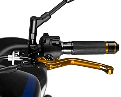 Puig 220ON Gold Non-Foldable Clutch Lever with Black Selector