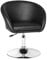 FineBuy Design Relaxsessel SV39213 Loungesessel Kunstleder Cocktailsessel, Sessel Drehbar, Esszimmerstuhl 120 kg, Clubsessel Leder-Optik, Drehstuhl Modern, Loungesessel Wartezimmerstuhl