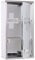 HOMCOM Armoire à Pharmacie 2 étagères 3 Niveaux verrouillable Porte Verre trempé dépoli Logo Croix 25L x 12l x 48H cm Acier INOX