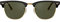 Ray-Ban Unisex RayBan Clubmaster CLUBMASTER-0RB3016FW0365, Schwarz (Black Frame with G-15 Lenses), 55.0