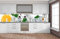 Dimex Küchenrückwand Folie selbstklebend Zitrone UND EIS | Klebefolie - Dekofolie - Spritzschutz für Küche | Premium QUALITÄT - Made in EU | 350 cm x 60 cm