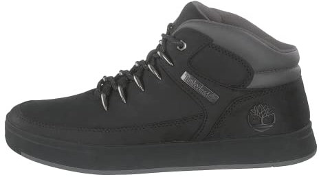 Timberland Davis Square Hiker, Stivali, Uomo, Black Nubuck, 43 EU