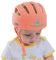 Baby Helm, Kleinkind Schutzhelm, Säugling Atmungsaktiv Sicherheit Kopfschutz Mütze Kinder Anti-Kollision Baumwolle Hut Verstellbarer Kopfschutzkappe Schutzhut(Orange)