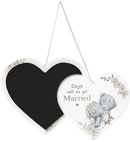 Me to You Me to You Tatty Teddy, Kreidetafel, Countdown-Schild, für Hochzeitstag