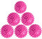 Lot de 6 balles réutilisables pour sèche-linge - Antistatique - Adoucissant - Rose rouge