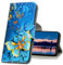 MRSTER Xiaomi Redmi Note 9 Leather Case, Flip Notebook Wallet Phone Case For Xiaomi Redmi Note 9, Shockproof Full Protection Case Cover For Xiaomi Redmi Note 9. XC1 Butterfly