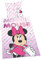 Herding Disney's Minnie Mouse Bettwäsche-Set, Kopfkissenbezug 80 x 80 cm, Bettbezug 135 x 200 cm, Mit praktischer Knopfleiste, 100% Baumwolle/Linon
