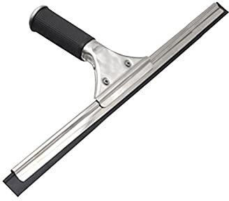 Matedepreso Non Slip Window Squeegee, Stainless Steel Glass Wiper for Home Window Cleaning (size:35x12.7cm)