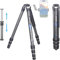 INNOREL KT254C Super Professional Portable Travel Carbon Fiber Tripod for DSLR Camera Heavy Duty Compact Stand Support 1.0in/25.6mm Tube Max Load 33lbs/15kg with Short Center Column