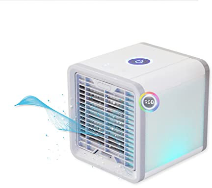 Vokot ARCTIC Mini Condizionatore portatile 3 in 1, Raffredda Umidifica e Purifica l'aria con alimentazione USB, 3 velocità regolabili per ufficio camper PC