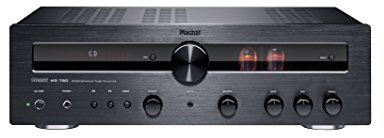 Magnat MR 780, ricevitore stereo ibrido robusto con frontale in alluminio di alta qualità e alta potenza in uscita per un suono stereo perfetto