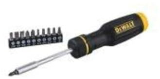 Dewalt Maxfit Multi-Bit Ratcheting Screwdriver 11 Piece