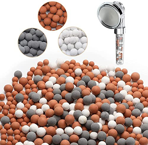 Shower Head Filters 1 Set Anion Ball Replacement Filtration Shower Beads Mineral Filter Balls for Shower Head