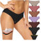 Teenager Mädchen Perioden Bikinihose-Damen Bikini Auslaufsichere Menstruations Badehose Periodenunterwäsche Saugstark Menstruation Unterhosen (M, Schwarz)