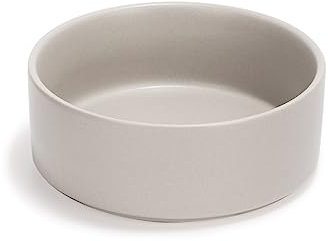 SPUNKYJUNKY Keramik Hundenapf Fressnapf Futternapf Katzennapf Napf für Katzen und Hunde (400ml, Grau)