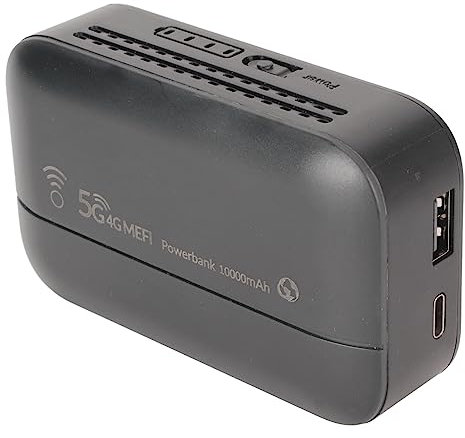 Dpofirs Router Portatile, Router da Viaggio WiFi 4G LTE con Slot per Scheda SIM, Router Hotspot WiFi 5G Sbloccato da 300 Mbps per Viaggi di Gioco, Supporto FDD LTE TDD LTE WCDMA