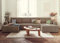 Bestmobilier Dellia – Wohnlandschaft U-Form – 7-Sitzer – mit Schlaffunktion – mit Bettkasten – aus Cord Taupe