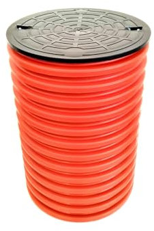 PILA Steigrohr Schachtrohr Wellrohr DN315/0,5m Deckel Kl.A15 Kanalrohr Kanalschacht Sickerschacht Regenrinne