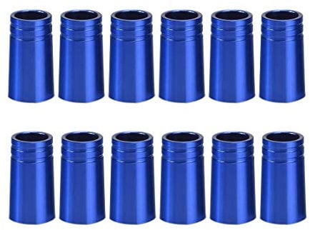 ZDSFSD 12Pcs/Pack Golf Ferrules .370 Aluminum 25mm for Irons Shafts Golf Club Accessories