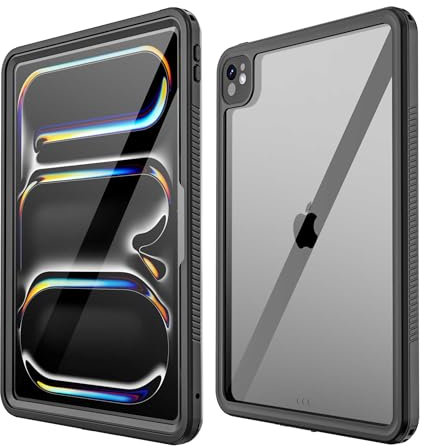 Coque étanche IP68 pour iPad Pro 11 M4 2024 avec porte-crayon, béquille pliable, résistant aux chocs, à la poussière et à la neige, coque étanche pour iPad Air 5ème 4ème
