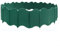Kunststoff-Gartenzaun, 20 Stück, für den Außenbereich, Rasenkanten, flexible Pflanze, Blumenbeet, Trennwand, dekorative Landschaftsgestaltung, Grün, Weiß (Grün)