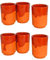 Acan Tradineur - Pack de 6 vasos de barro, diseño tradicional, servir licores, vino, aptos para lavavajillas - 10 x 8 cm