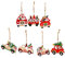Hxhsgmeh 7 Stück -Weihnachtsdekoration zum Aufhängen, Weihnachtsbaumschmuck Aus