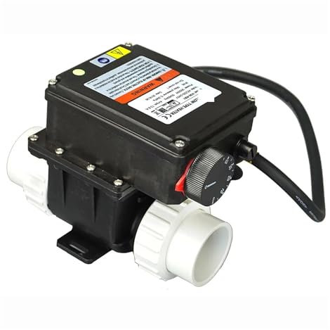 NGBFF Poolheizung Elektrisch, 3 kW elektrischer -Heizkörper mit Temperaturregler for Badewanne und 3000 W Warmwasserbereiter