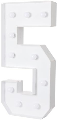 LED Zahlen 3D Lampe Beleuchtete Ziffern, Dekorations Zahlen Nachtlicht Lampe 2000-3000K 48x100cm für Dekoration und Atmosphäre, Nachtlichter, Rituelle, Geburtstage, Hochzeit, Bar, Schaufenster,