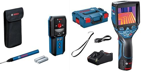 Bosch Professional Wallscanner GMS 100-23 & Bosch Professional 12V System Termocamera GTC 400 C