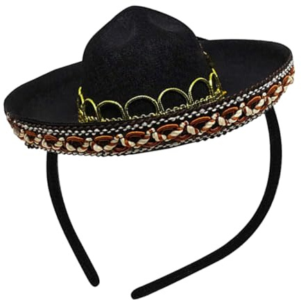 Kleiner Haarreif aus Gewebe Mexikanisches Haarband | Halloween Party, Kleiner Haarreifen, Mexikanische Haarbands, Lustige Kopfbedeckungen, Mexiko Haarschmuck