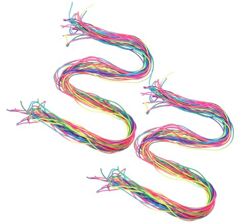 WRITWAA 60 Stück Bunte Fäden Zum Flechten Von Haaren Haarschmuck Für Mädchen Und Frauen Haarseil Für Zöpfe Schmutziges Zopfzubehör