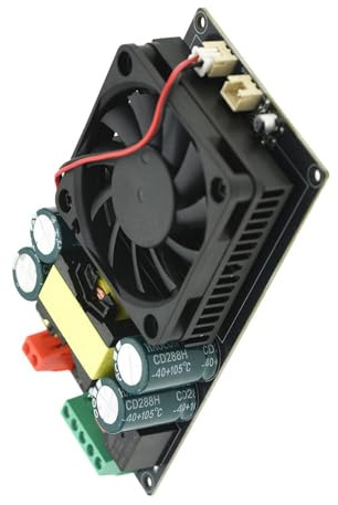 Kaeltsyn Scheda Amplificatore Digitale HiFi Potenza da 1000 W in Classe D con Protezioni per Altoparlanti e modulo incrementatore in Metallo Home Theater