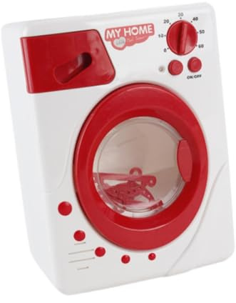 KIOALXZ Children Toy Washer Kids Washing Machine Toy Playset Miniature Appliances Role Play Set Kids Washer Helps To Cultivate Children's Hands On Dexterity