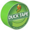 Duck Tape Solid Colours Neon Green, Repair, Craft, Personalise, Decorate and Educate - 48mm x 13.7m